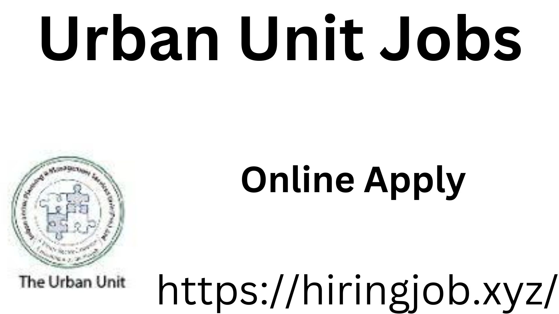 Urban Unit Jobs